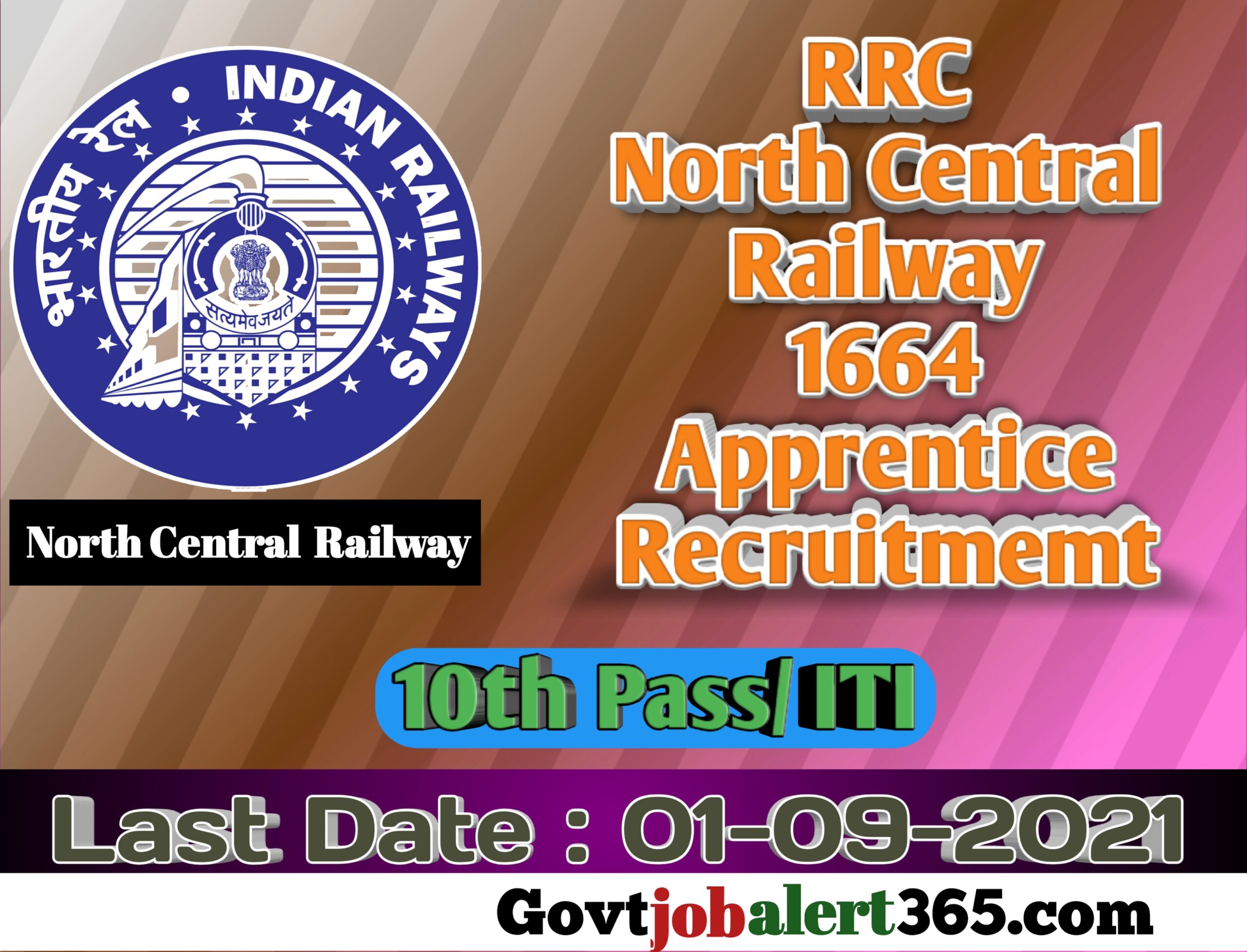 Railway Recruitment Cell NCR Trade Apprentice Recruitment 2021